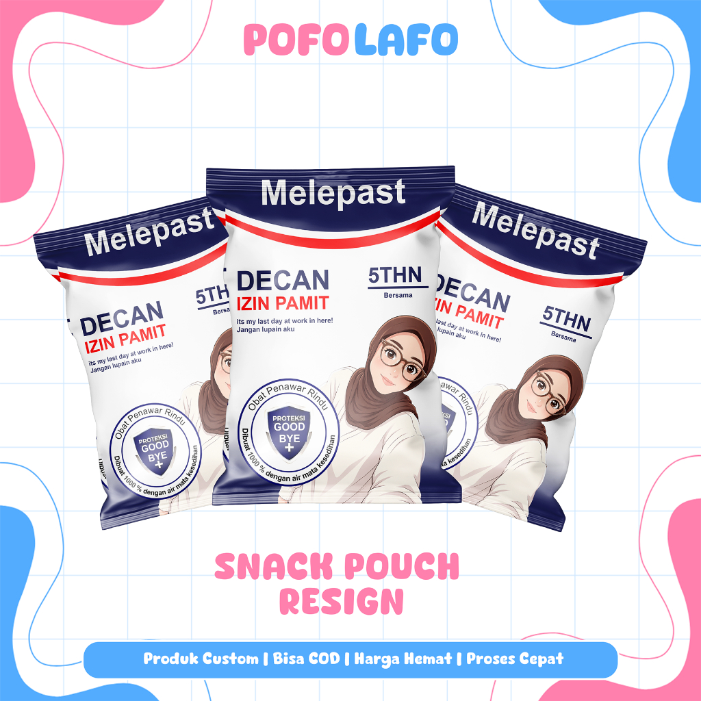 SNACK POUCH RESIGN SNACK POUCH CUSTOM