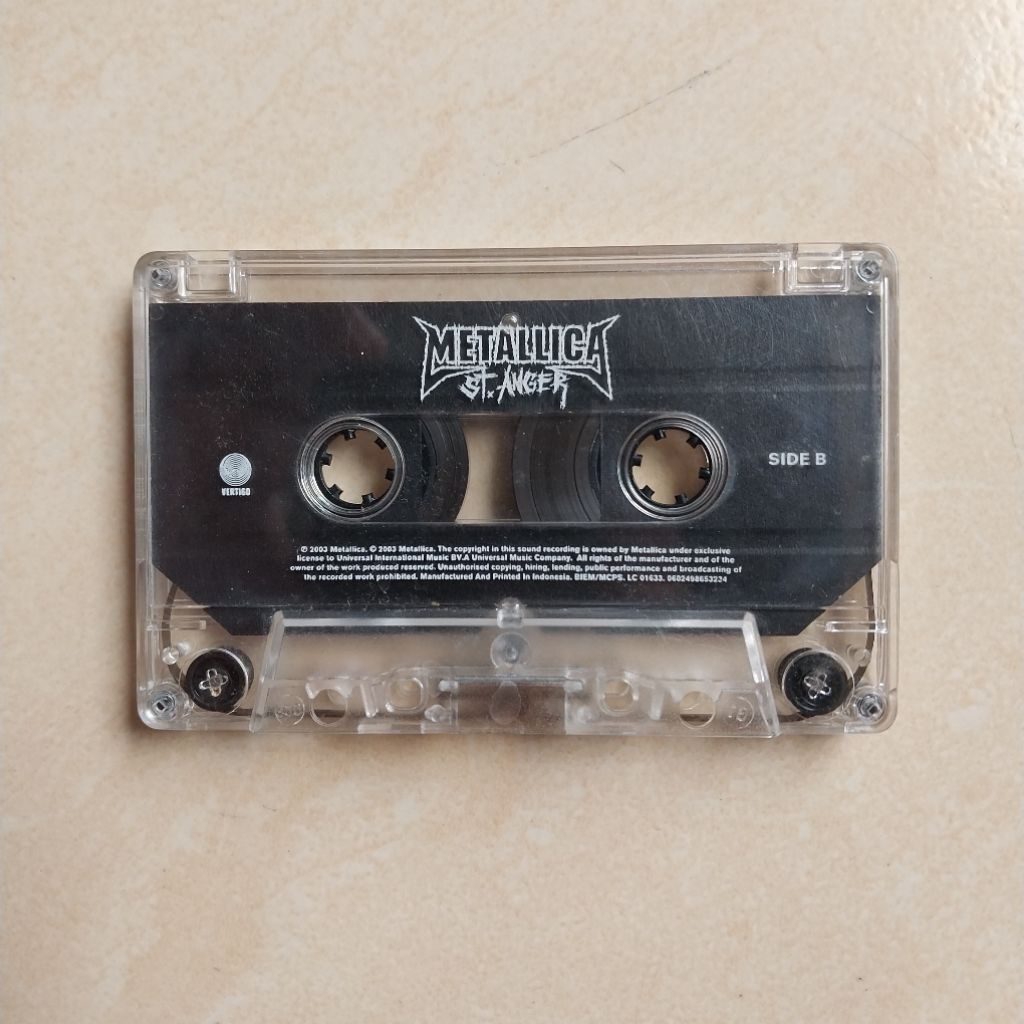 KASET METALLICA ALBUM ST ANGER