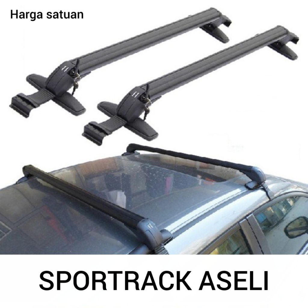 Crossbar Sportrack Palangan Rack kaki rack mobil Avanza 2022 Carry Futura jepit roof rail universal