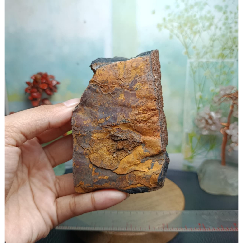 Batu Natural Rough Blue Tiger Eye (2) Asli Batu Alam
