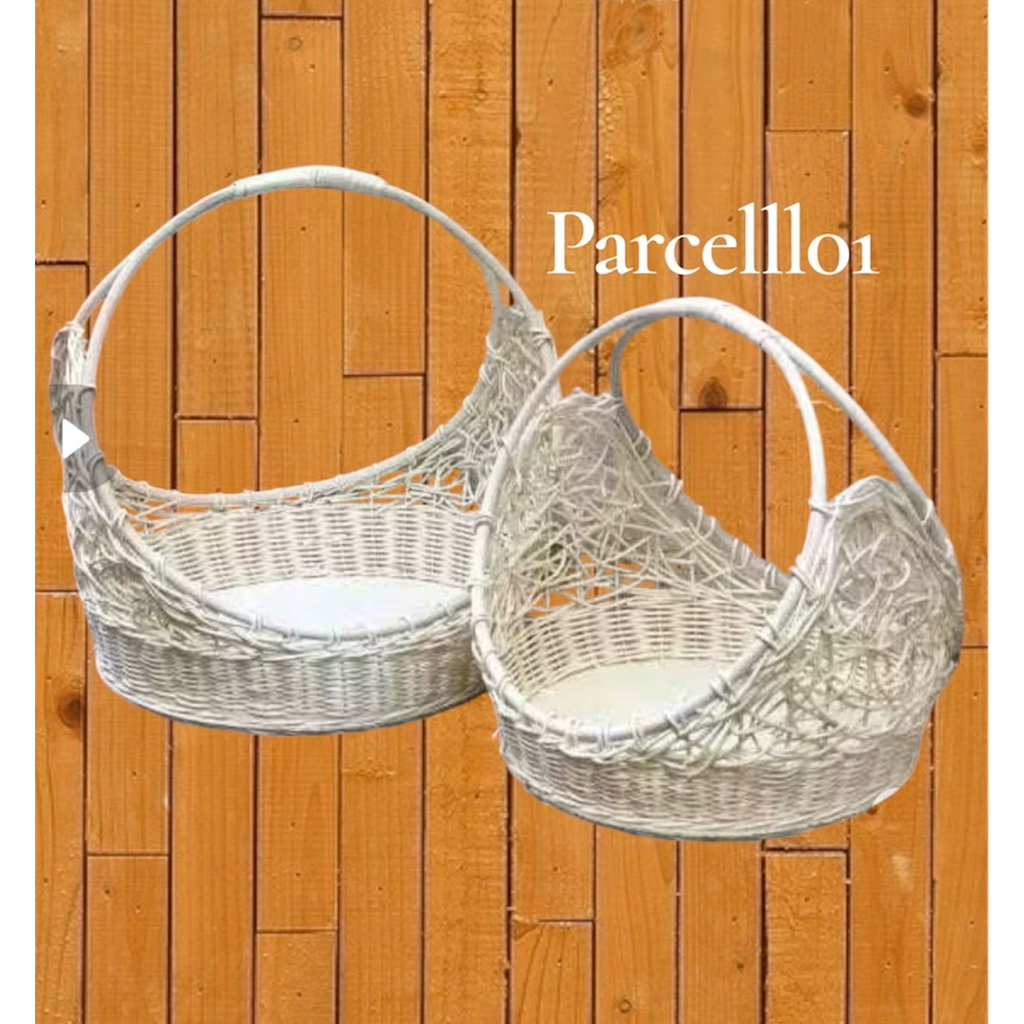 Keranjang Parcel Buah/Keranjang Rotan/Keranjang buah/Keranjang Cincin Rotan/Keranjang Hantaran Perni