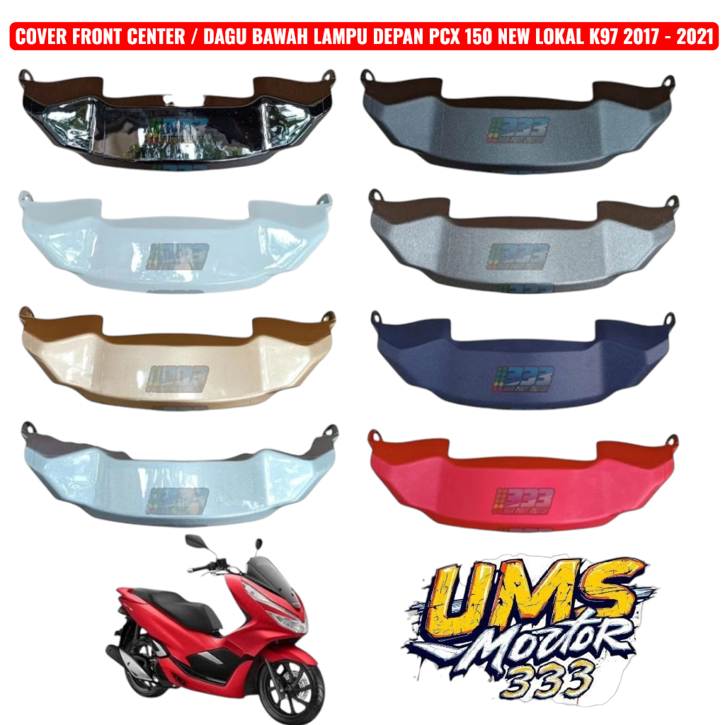 cover front center dagu bawah lampu depan pcx 150 new lokal K97