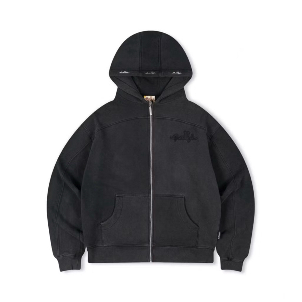 CALLE WASHED ZIP HOODIE S