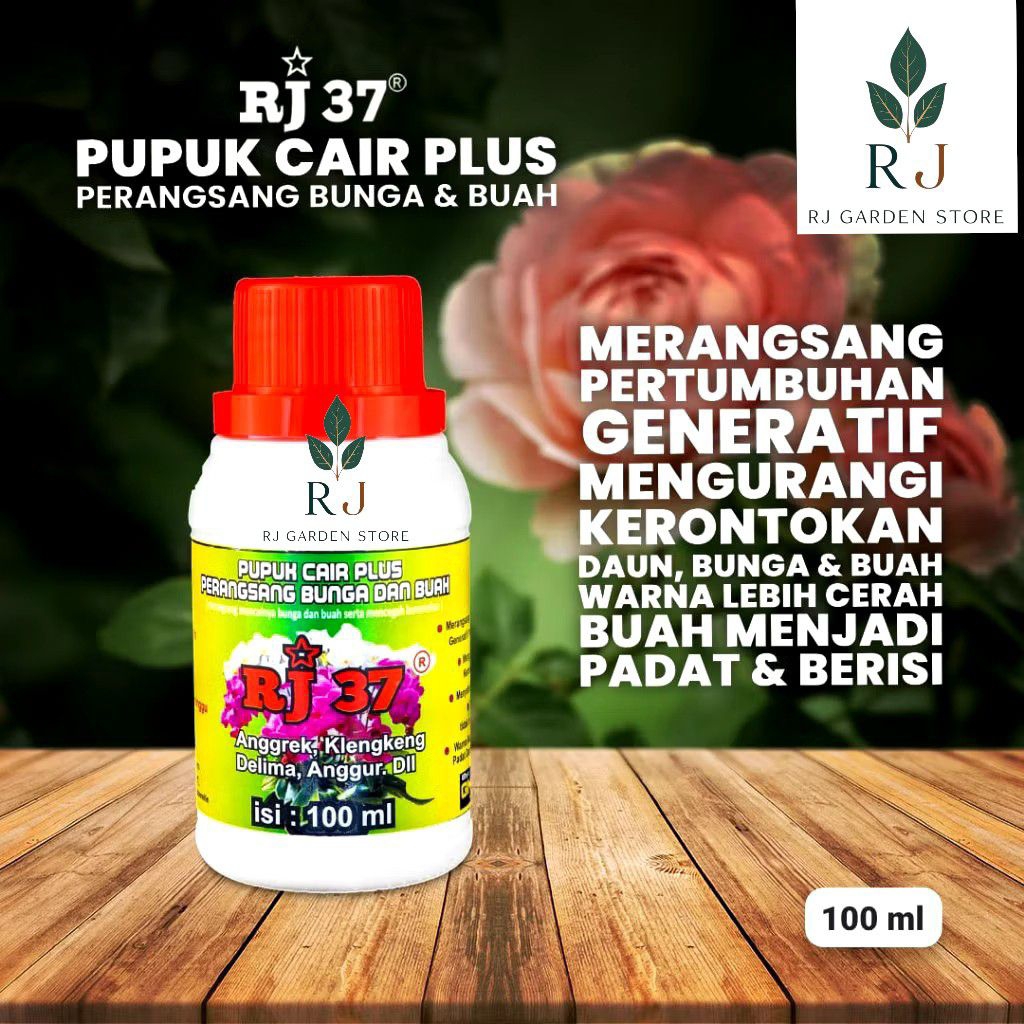 Pupuk Organik Cair Plus Bunga Dan Buah RJ 37
