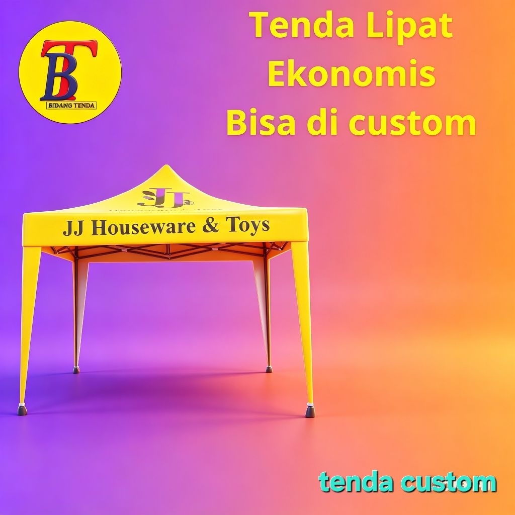 Tenda Custom Tenda Lipat Tenda 3x3 Atap custom branding