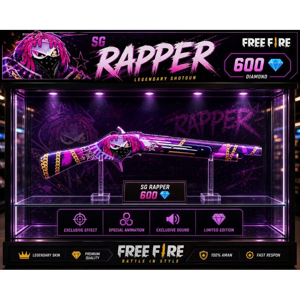 mainan tembakan anak laki sg RAPPER