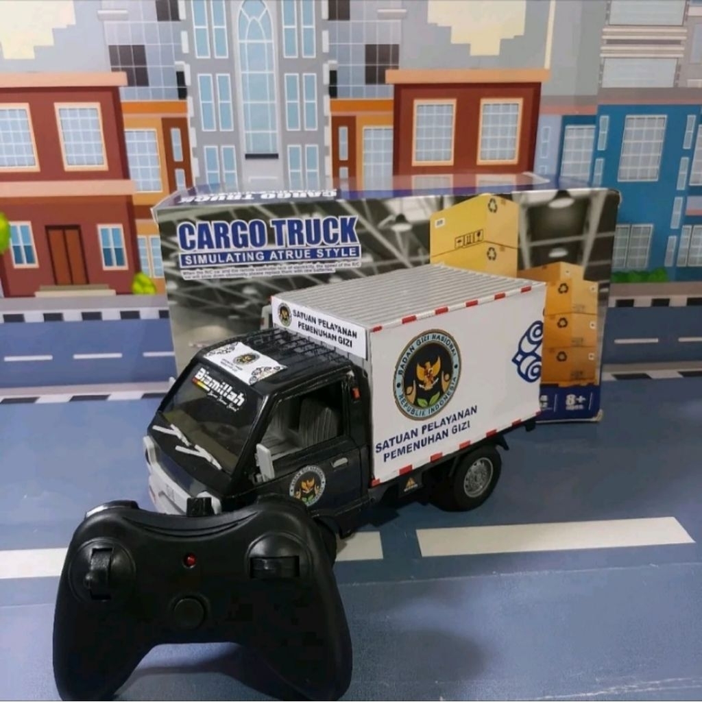 Mobil Truk Remote Control Anak versi MBG– Cargo Truck RC Mainan