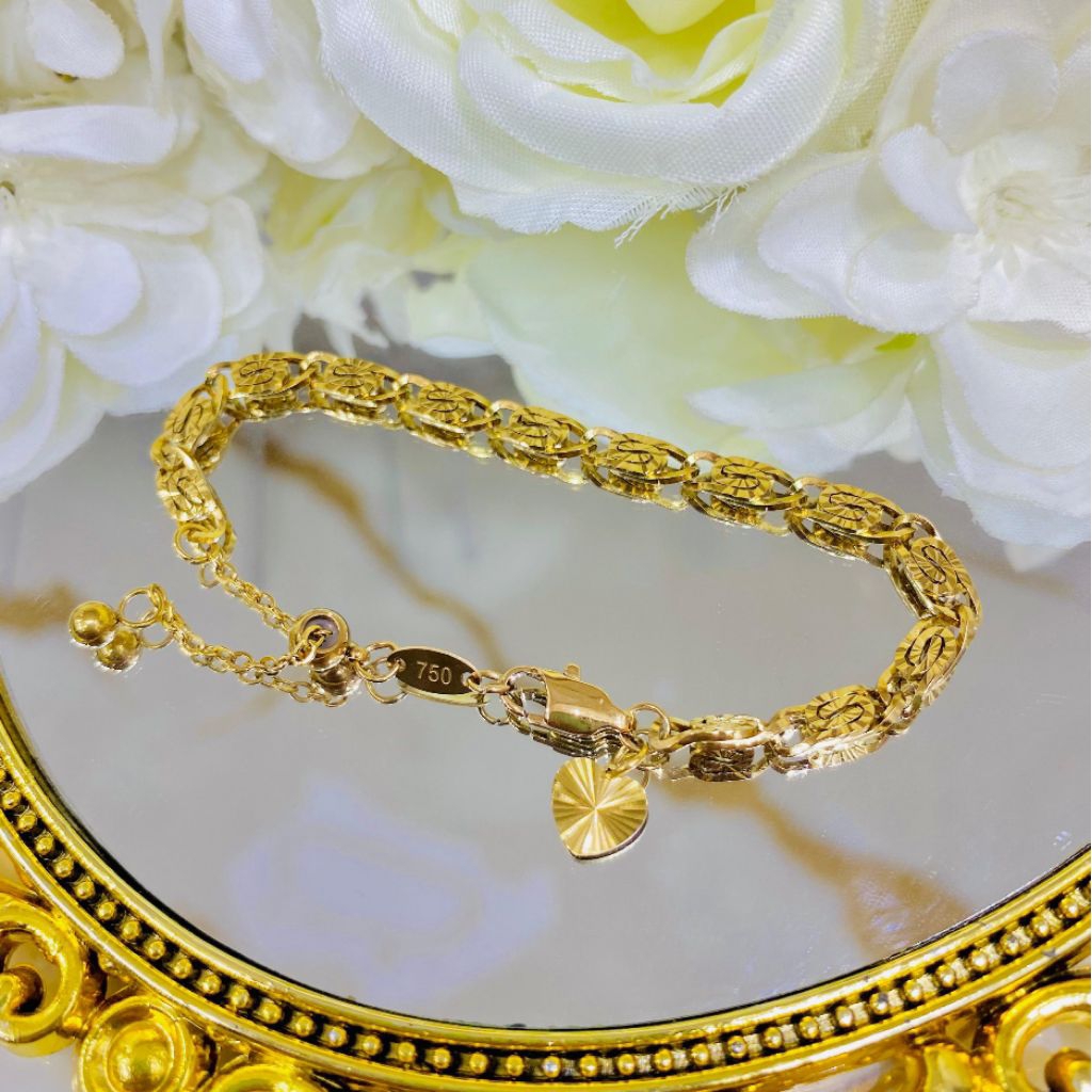 Gelang serut lilit titanium