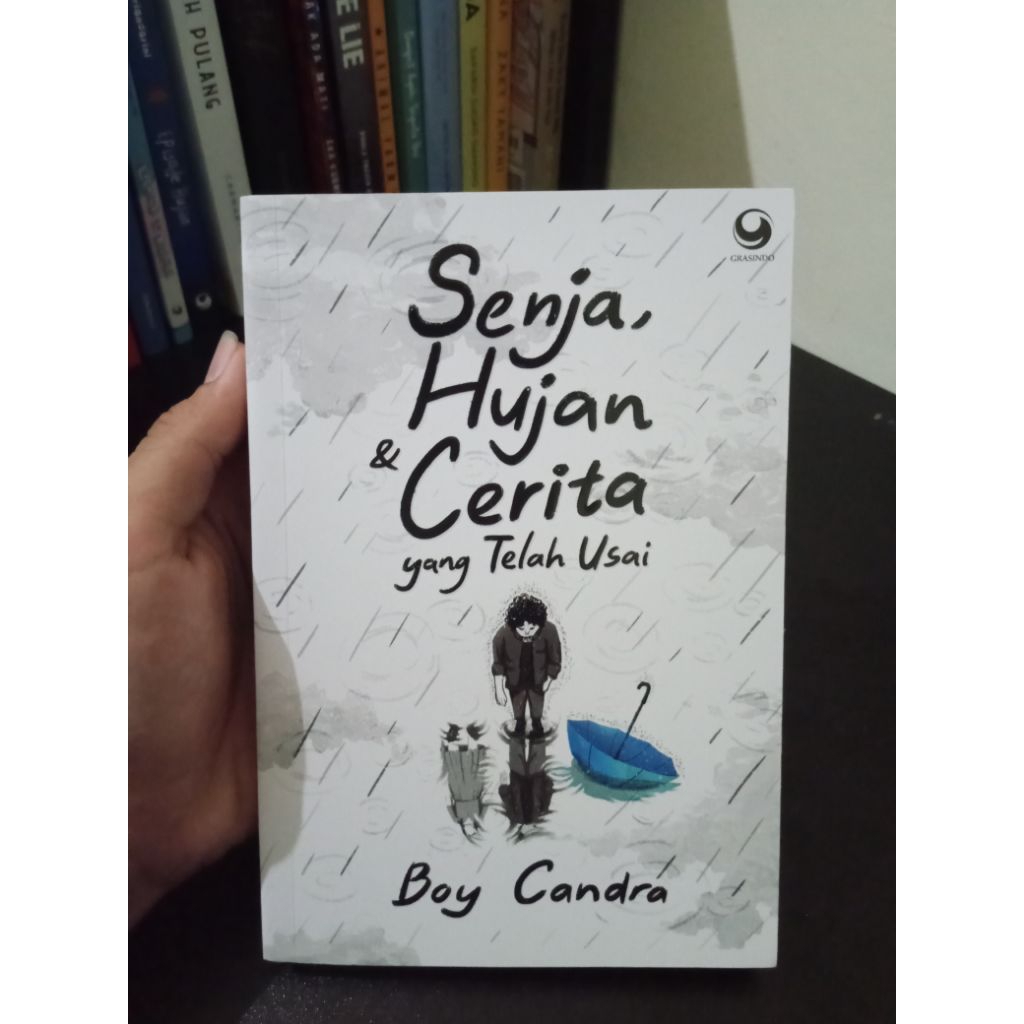 preloved buku boy chandra senja,hujan & cerita yang belum usai