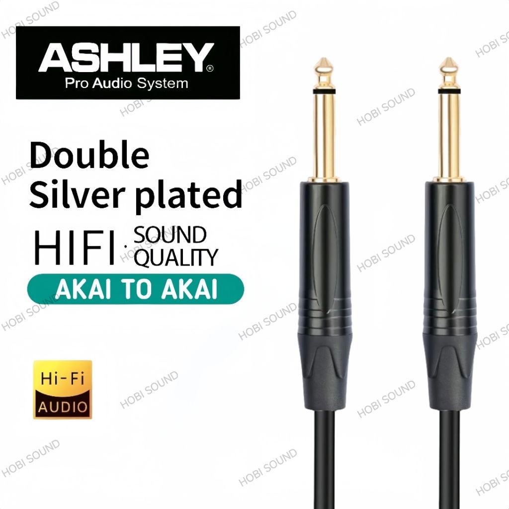 Kabel Jack Audio Input Mono Akai To Akai Mixer To Amplifier Audio