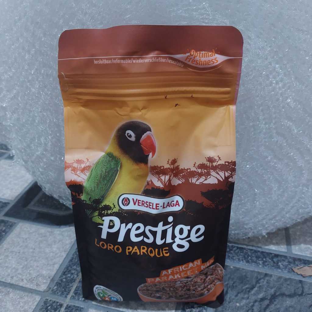 PRESTIGE LOVEBIRD 1KILO PAKAN LOVEBIRD BERKUALITAS IMPORT PRESTIGE LORO PARQUE AFRICAN MIX ATAU PRES