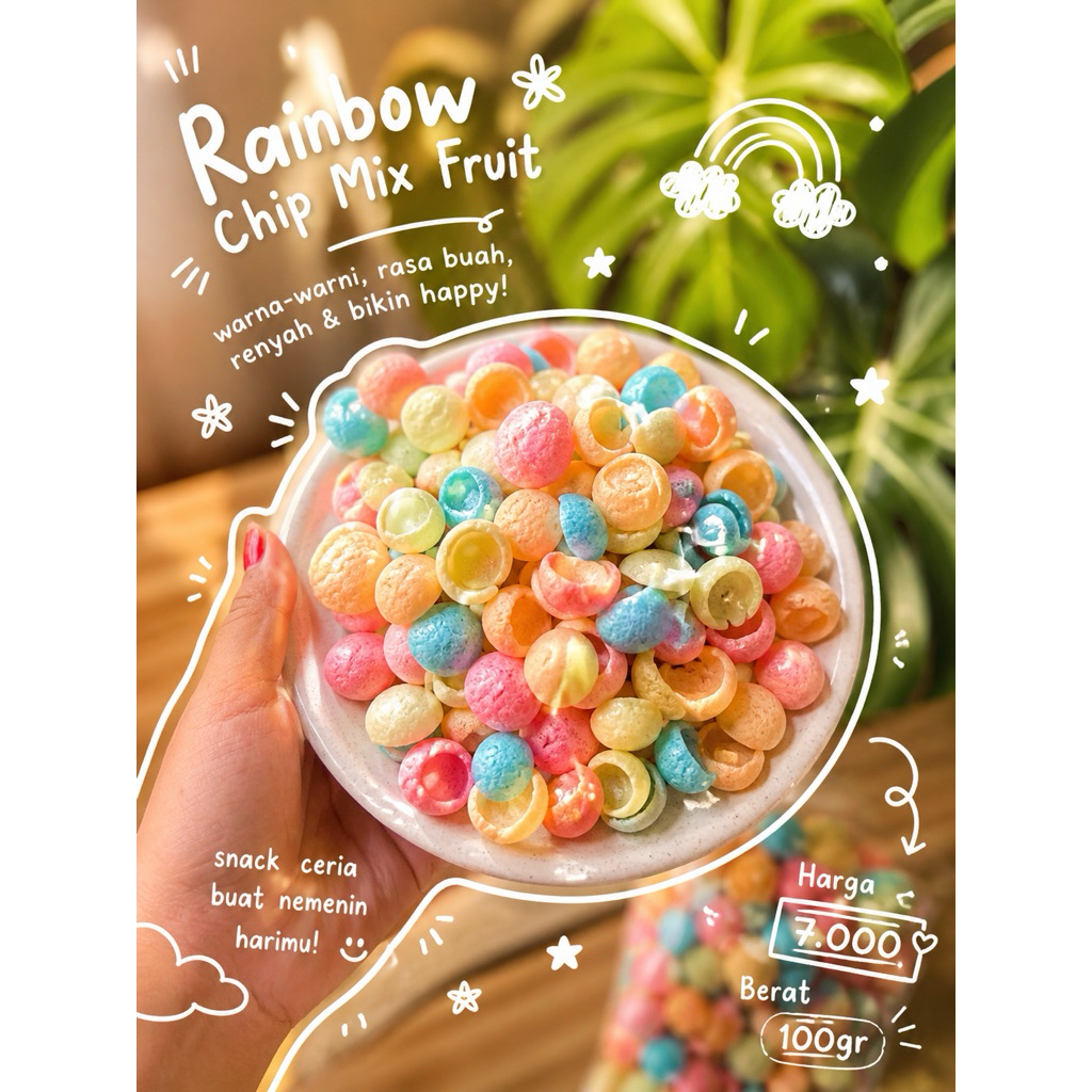 ChocoChips Rainbow 100gr