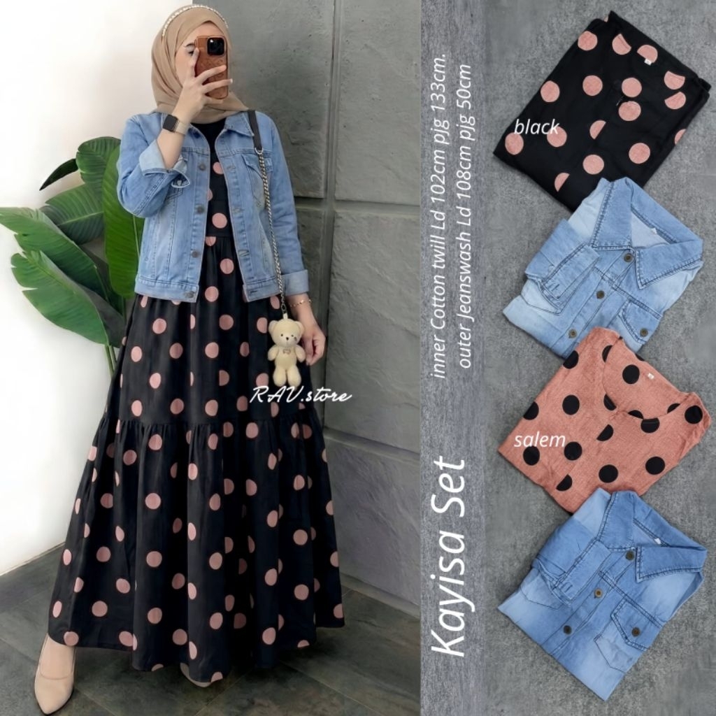 Kayisa Set Inner Cotton Twill Mix Outer Jeans