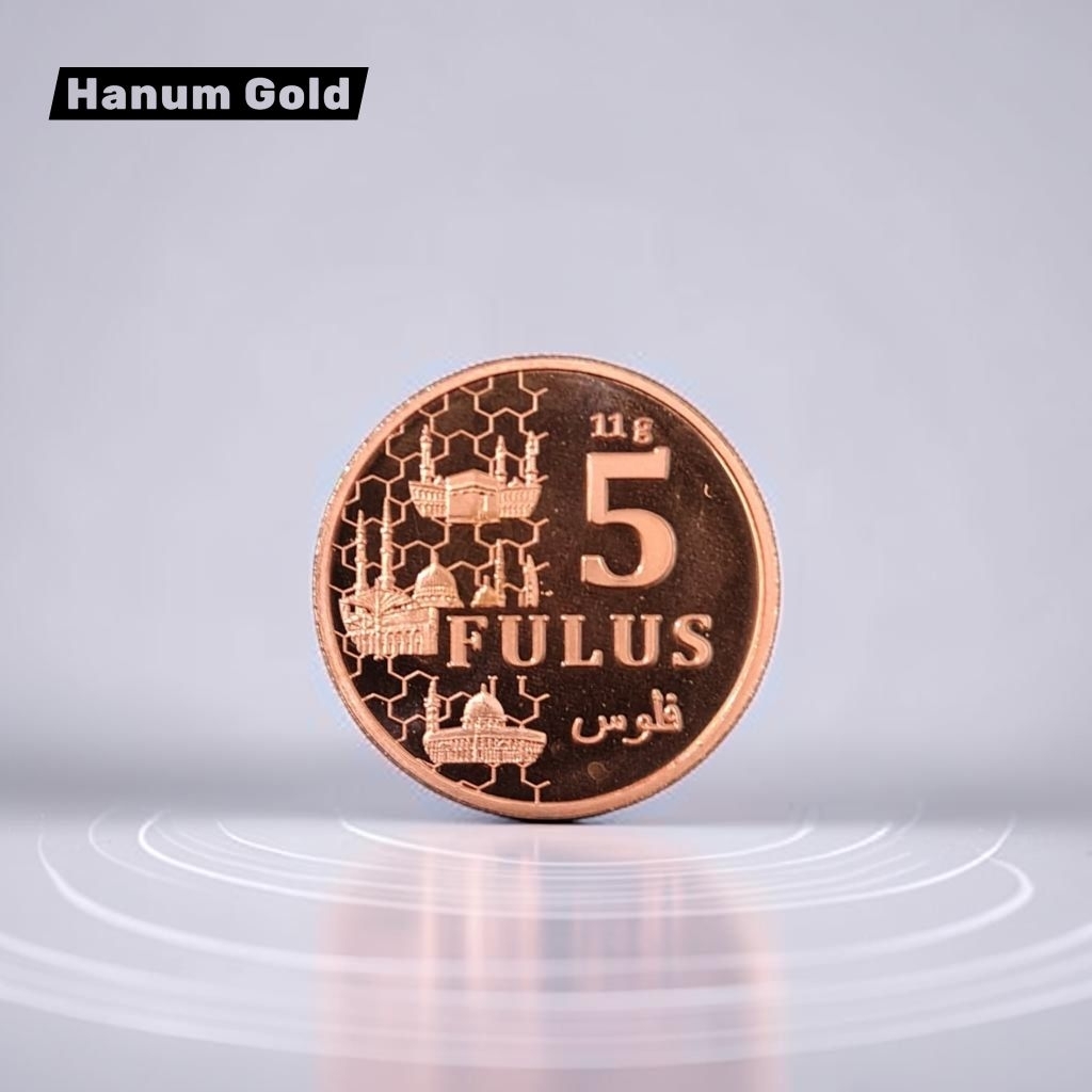 Koin Tembaga Koin Copper 5 Fulus