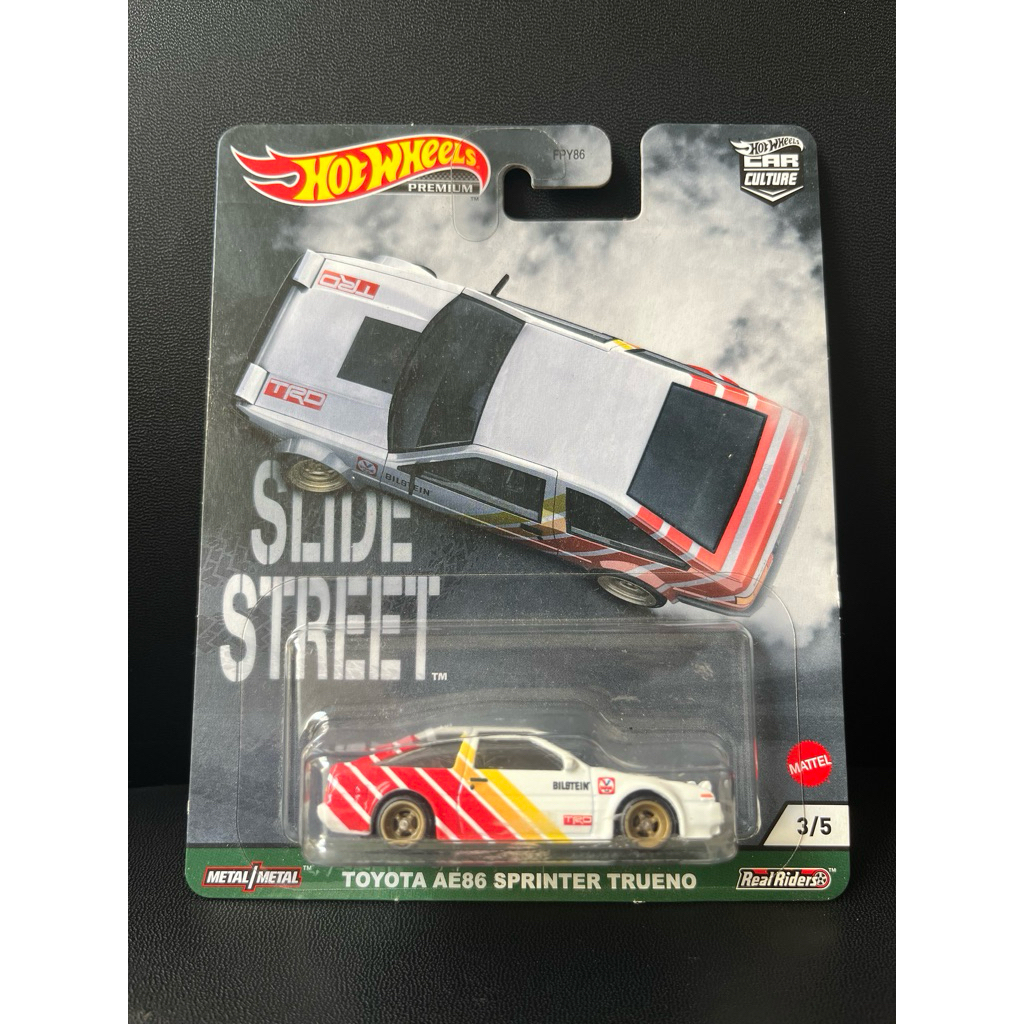 Hotwheels Toyota AE86 Sprinter Trueno Slide Street