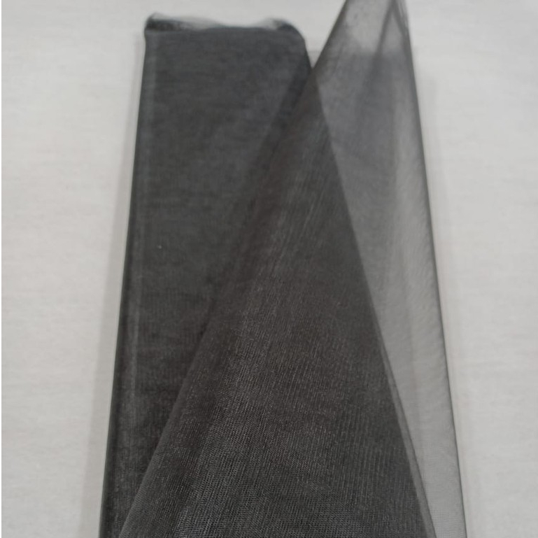Kain Tile hitam per meter kain tille sovenir