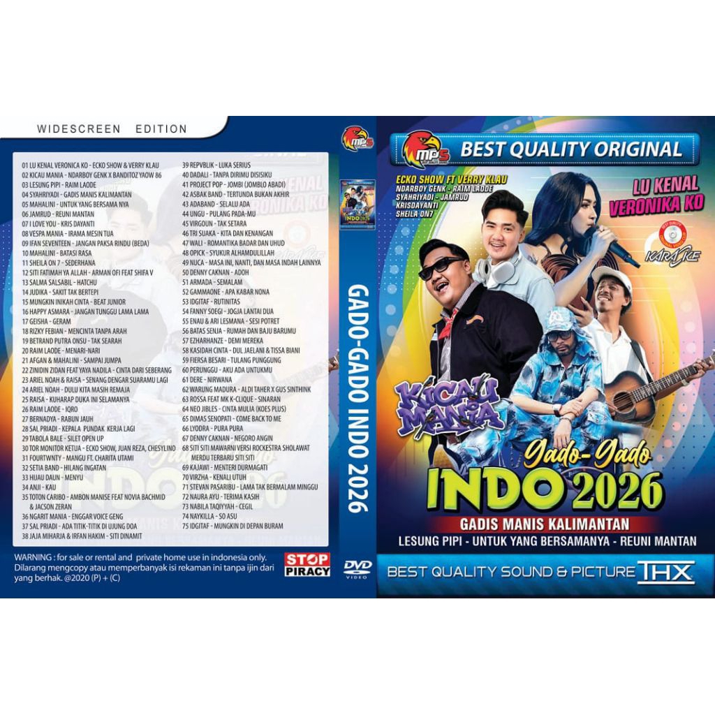 kaset musik Mp5 Gado Gado Indo Kicau Mania - 2026