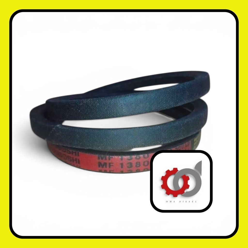 TF85 FANBELT VBELT VANBEL FAMBEL PULI KIPAS RADIATOR MESIN DIESEL YANMAR TF 85 MF 1380 MITSUBOSHI