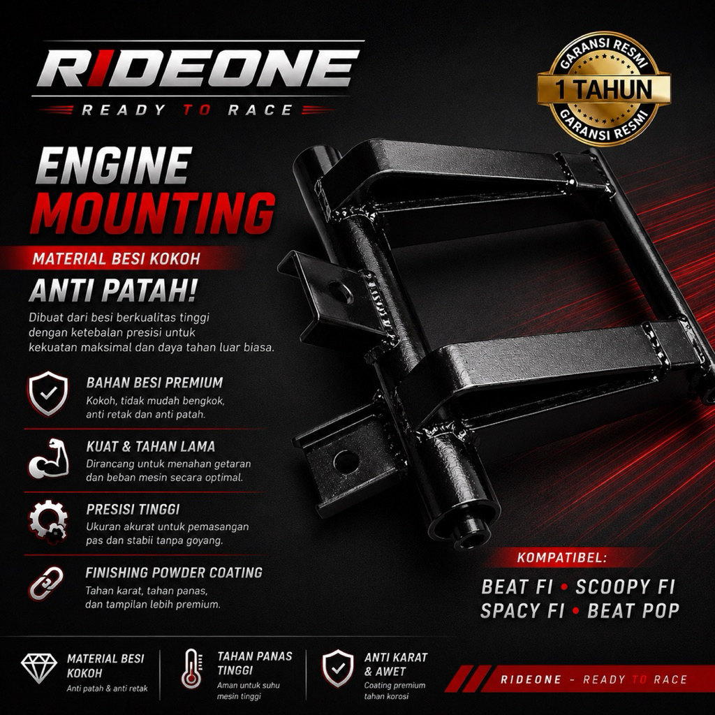 ENGINE MOUNTING ARM BEAT FI SCOOPY FI SPACY FI BEAT POP