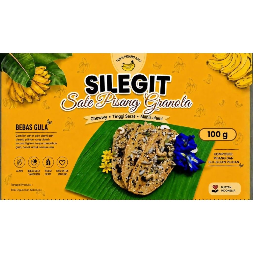 SILEGIT SALE PISANG|silegit|sale pisang granola|pisang sale