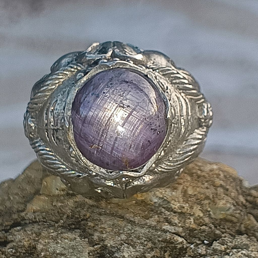 ruby star purple ring Alpaka unik