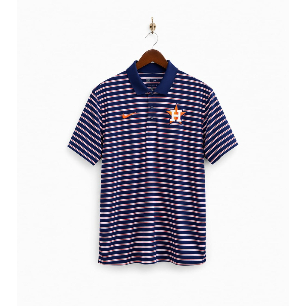 POLO SHIRT PRIA - NFL N*KE HOUSTON VICTORY STRIPED ORIGINAL AUTHENTIC