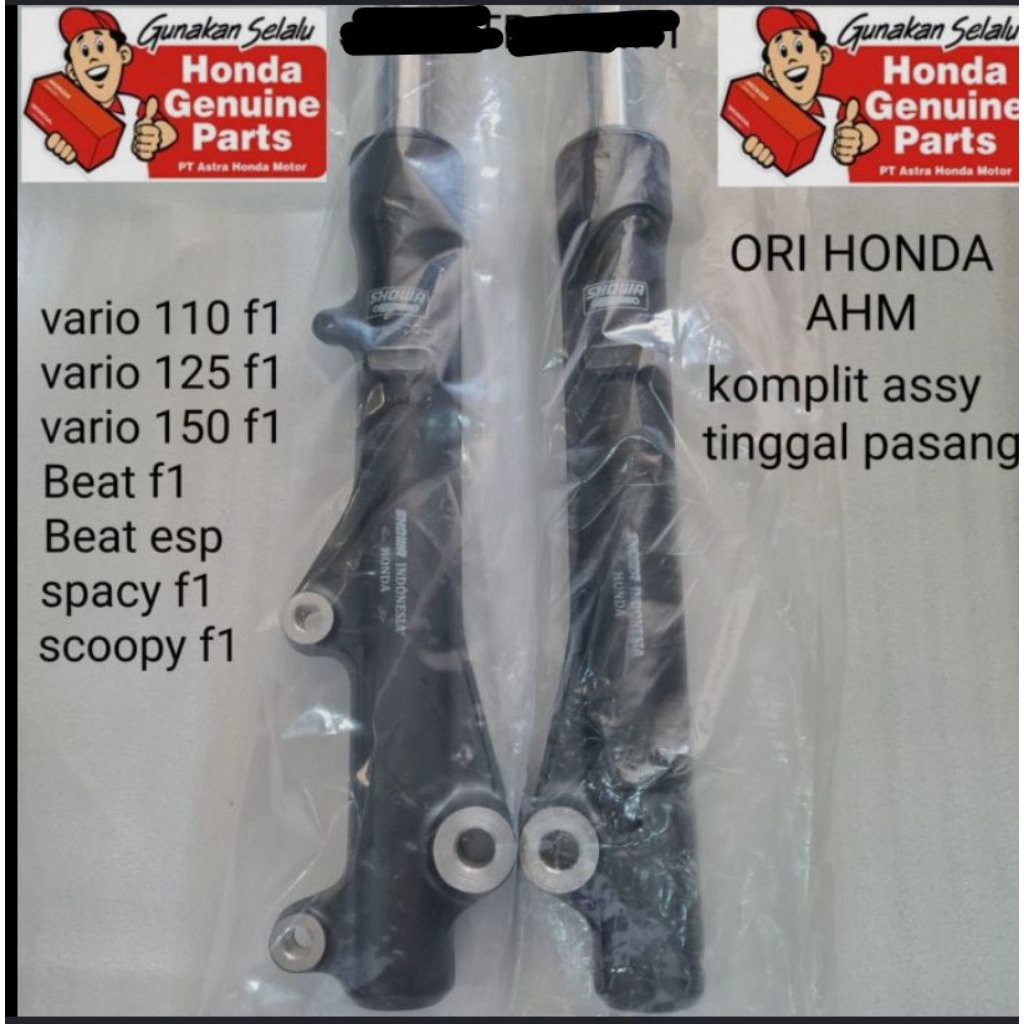 SHOK DEPAN KANAN KIRI ASSY VARIO 125 BEAT SCOOPY VARIO 110 51400 KZR 600 51500 KZR 600