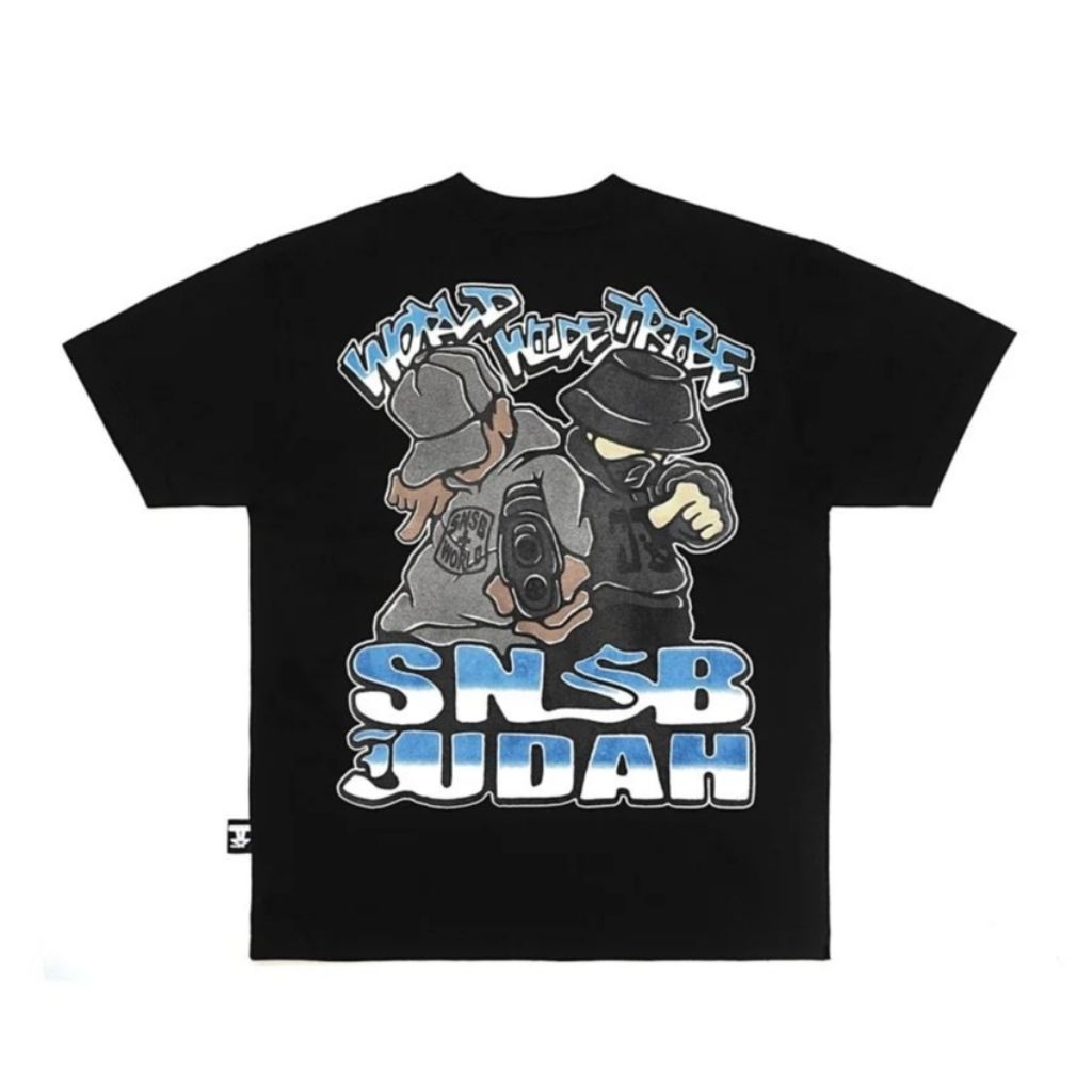SNSB X JUDAH SHOTTA BLACK Tshirt Hitam NEW ORIGINAL