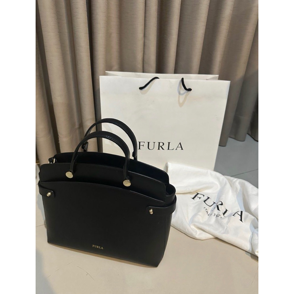 Furla Agata Small Black