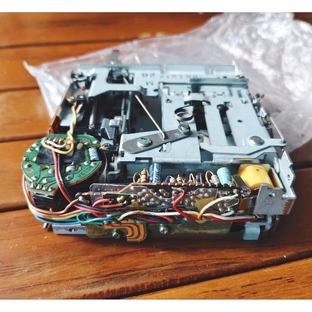Mekanik / drive tape deck kaset Vintage, New asli japan
