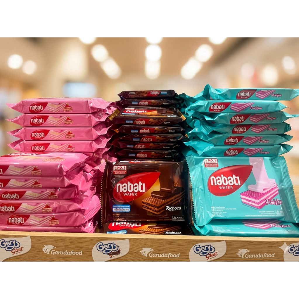 Nabati wafer 5pcs aneka rasa / Wafer nabati 2000an