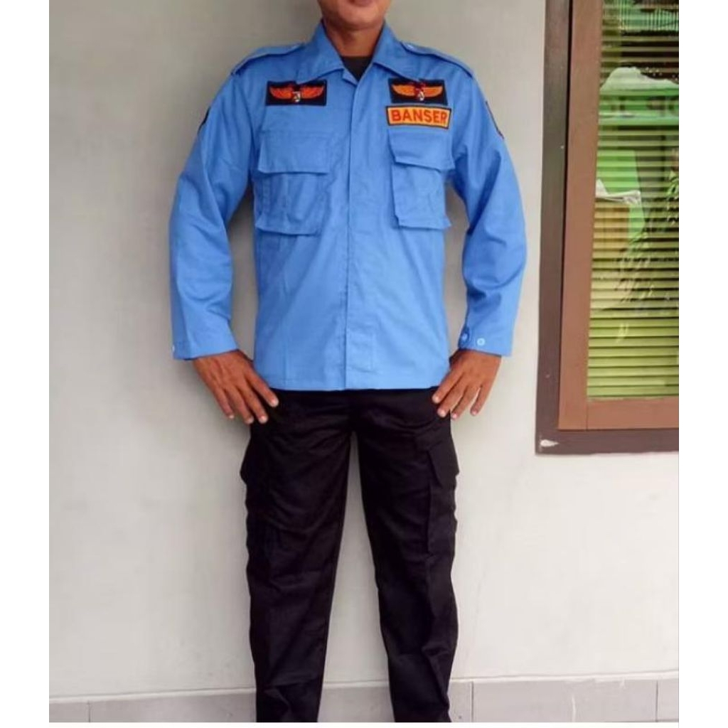 Setelan Seragam Taktis Banser Premium Baju Celana