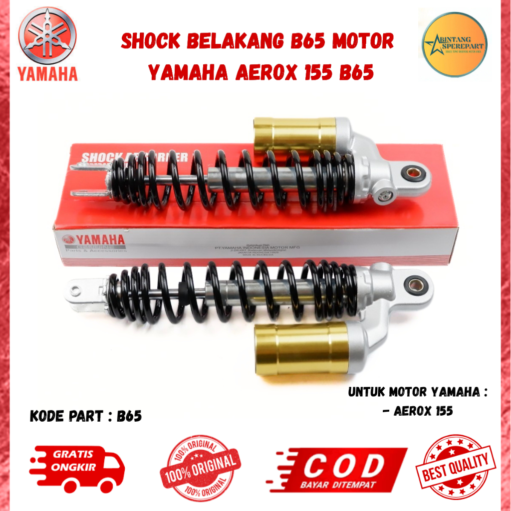 Shock Belakang B65 Motor Yamaha AEROX 155 B65-F2210-00