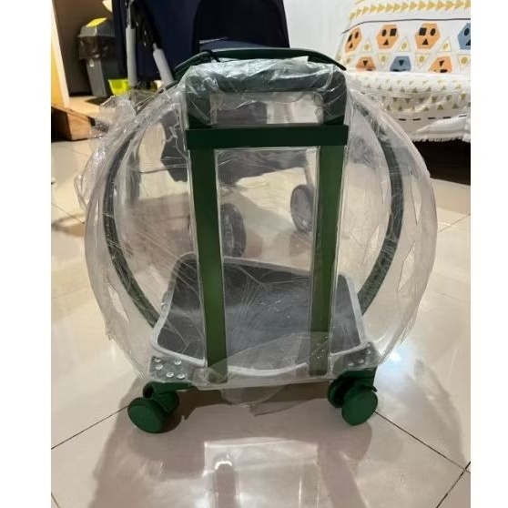 Tas Troli Transparan | pet cargo | tas kucing anjing