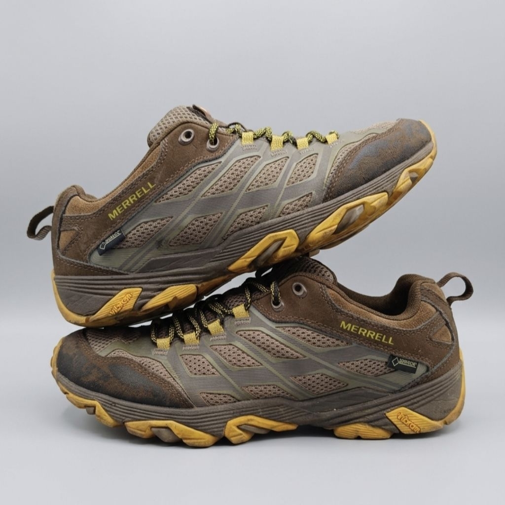 Merrell Moab FST x Vibram Sepatu Gunung Outdoor Hiking TrailRun Goretex