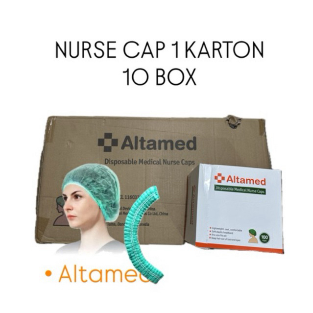 NURSE CAP ALTAMED PER/10BOX PER KARTON MEDIS&MAKANAN