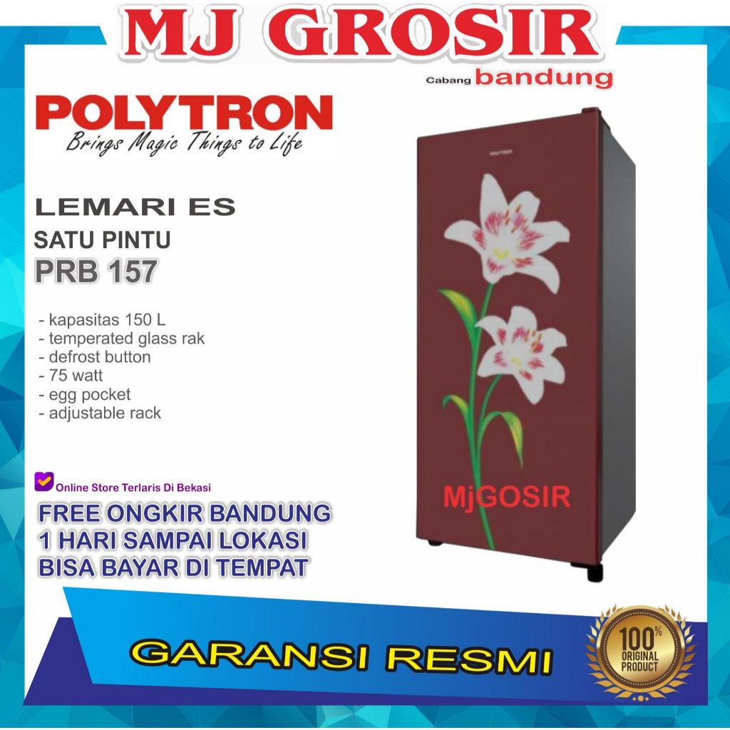 KULKAS POLYTRON PRB 157 LEMARI ES 1 PINTU PRB157 PRB 157