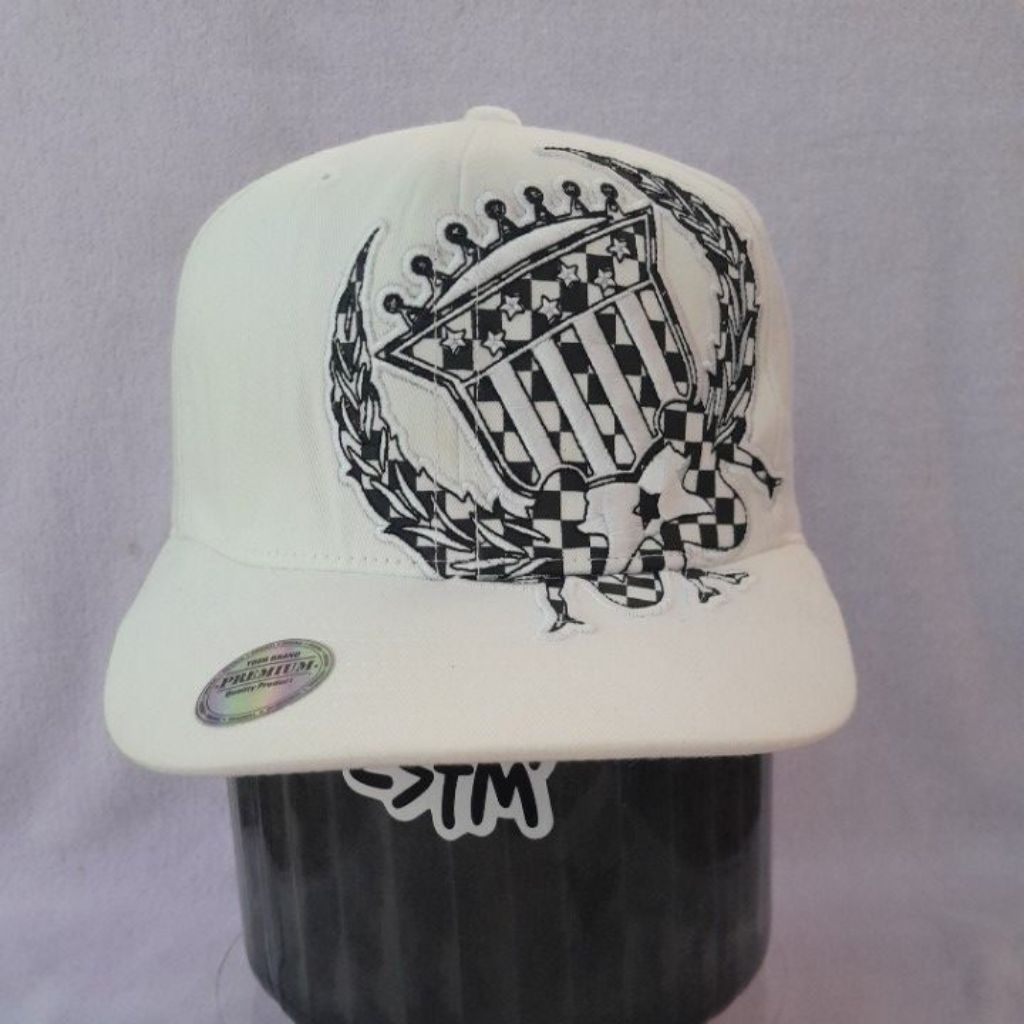 topi brand second ( silver sky flexfit )sz 56 57 58