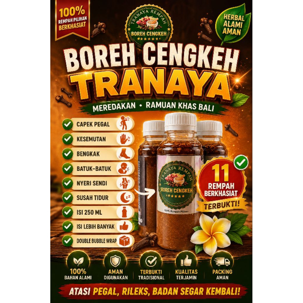 Boreh cengkeh rempah tranaya