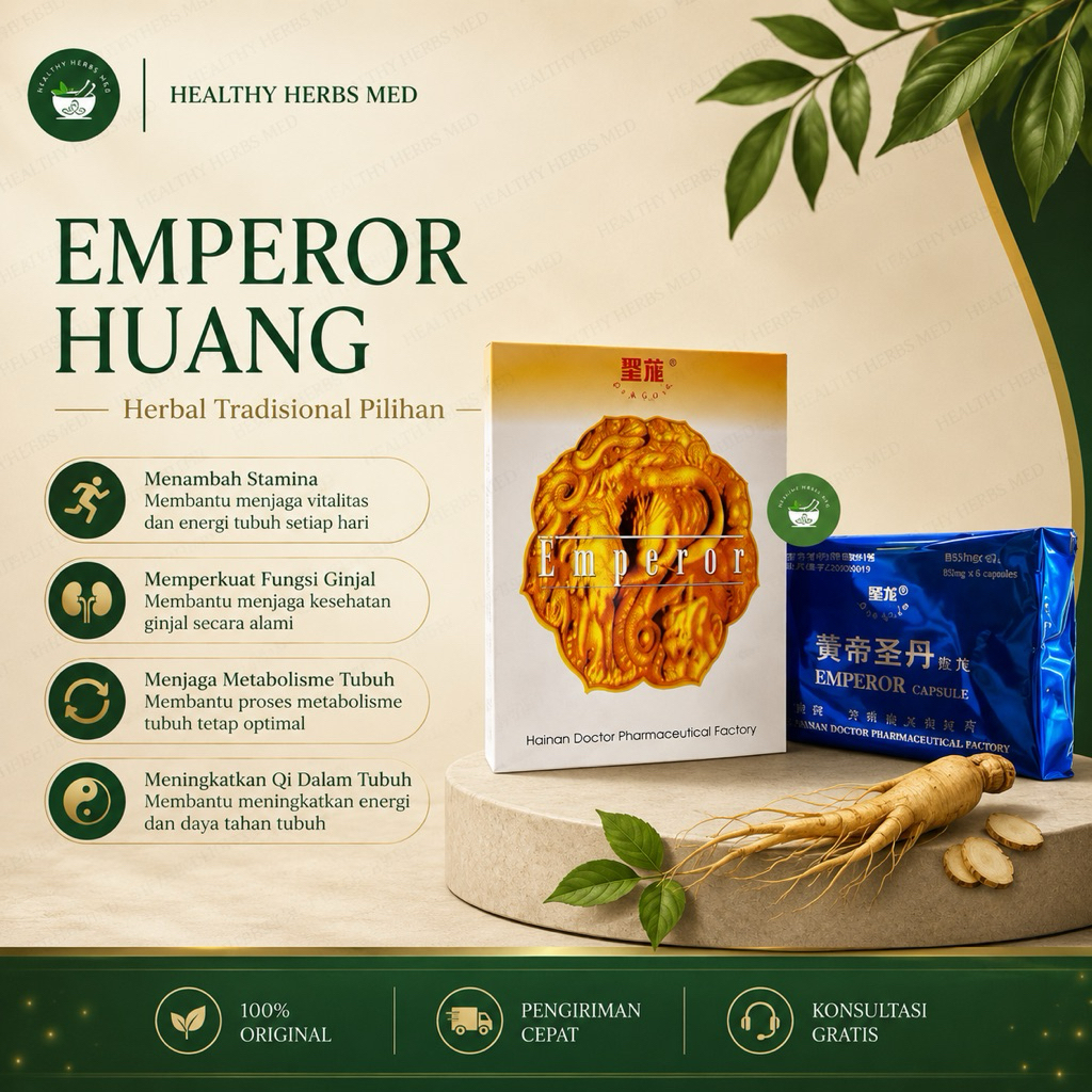 Kapsul Stamina Kesehatan Tubuh Emperor Huang Di Sheng Dan Huangdi