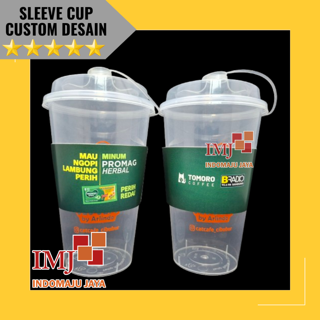 SLEEVE CUP CUSTOM DESAIN PENAHAN / TATAKAN CUP SELEV COSTOM SLEVE CUSTOM