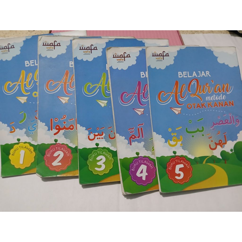 Buku Tilawah Wafa (PRELOVED) - Belajar al-qur'an Metode Otak Kanan