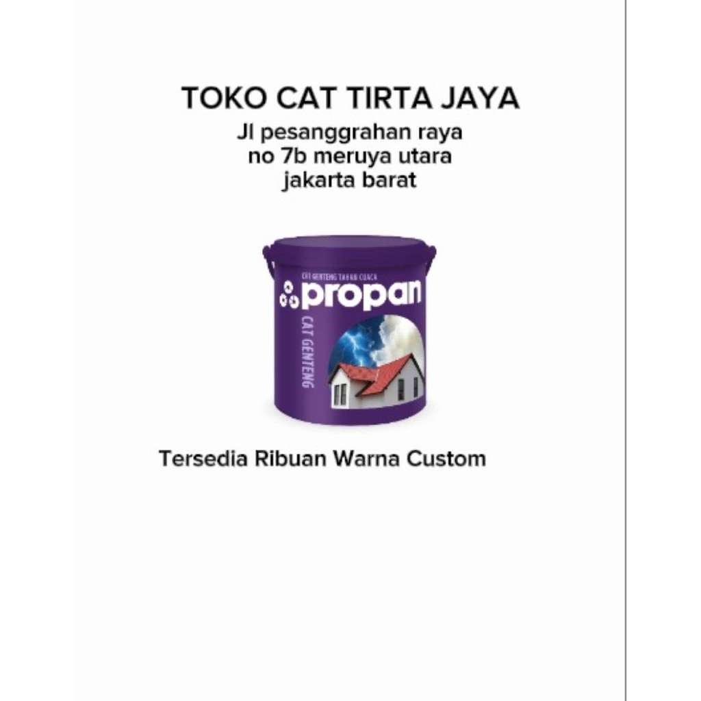 Propan Cat Genteng WB || Cat genteng murah Mixing 4Kg