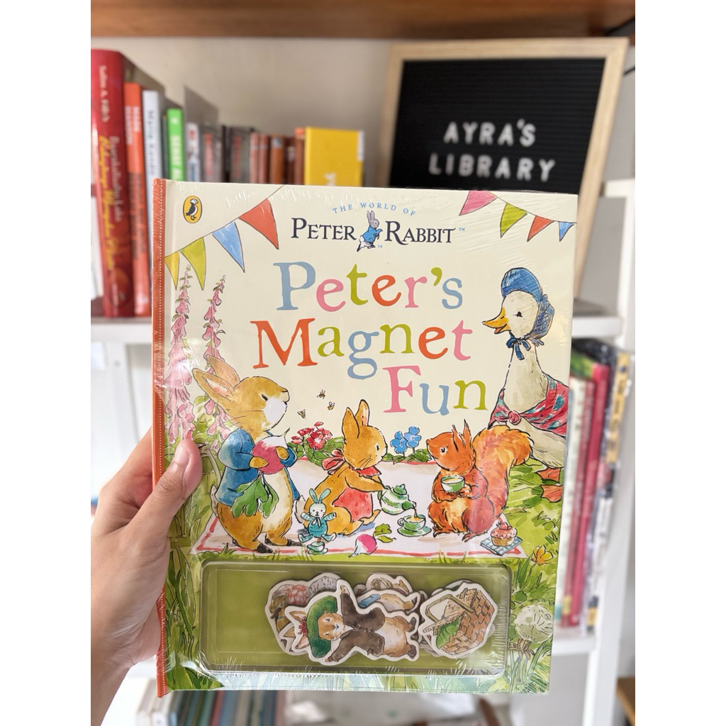 [New, Original] PRH - Peter's Magnet Fun Peter Rabbit Magnet Book
