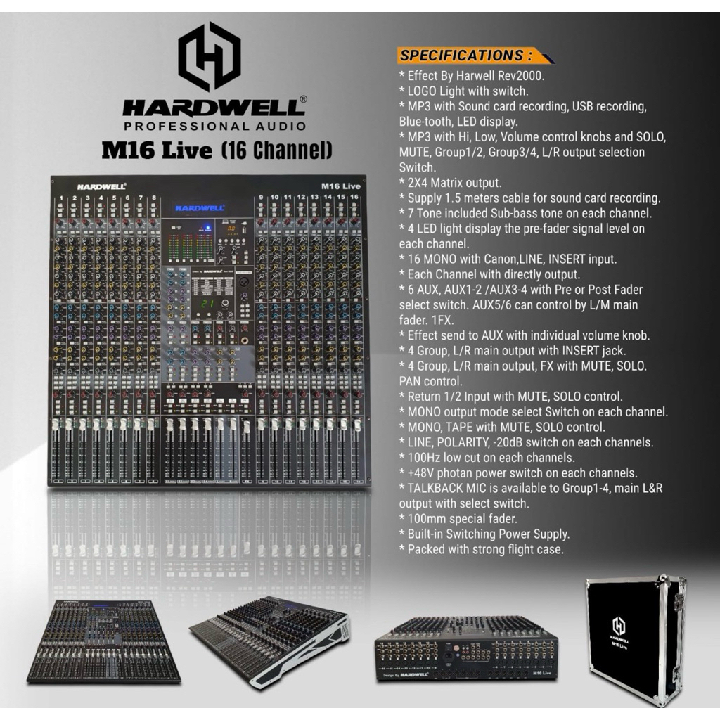 Hardwell Mixer Mlive16
