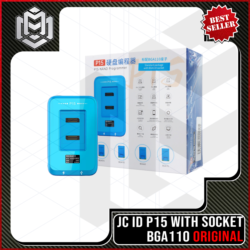 MM - JC ID P15 Nand ProgrammeRr With Socket BGA110 / Socket BGA315 JC ID P15 / Socket BGA70 JC ID P1