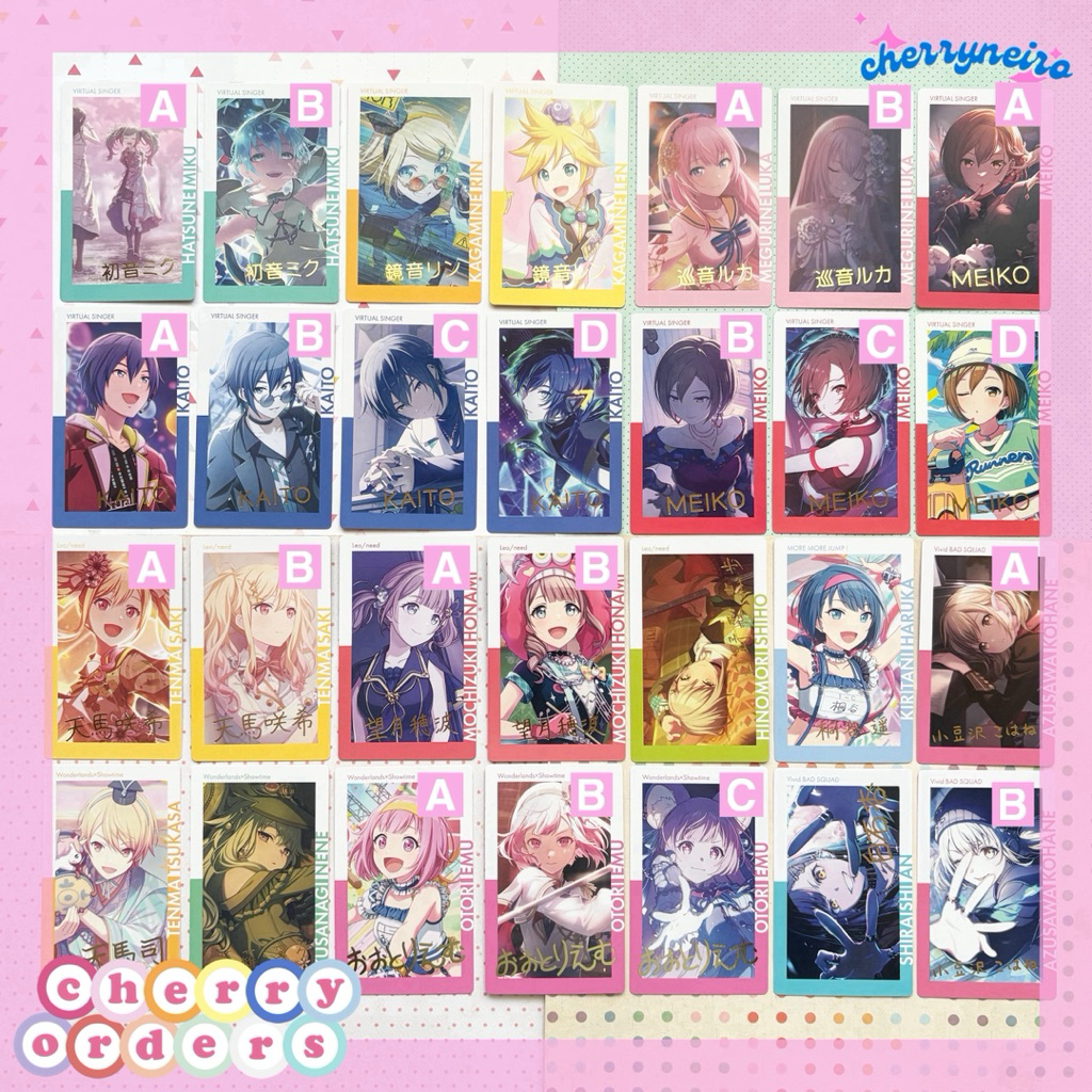Project SEKAI ePick Card Foil / Rare