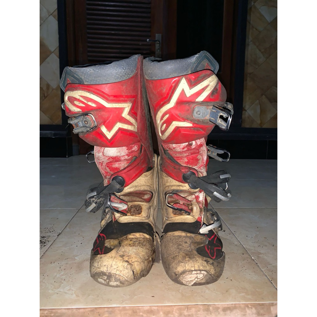 sepatu alpinestar tech 7 bekas