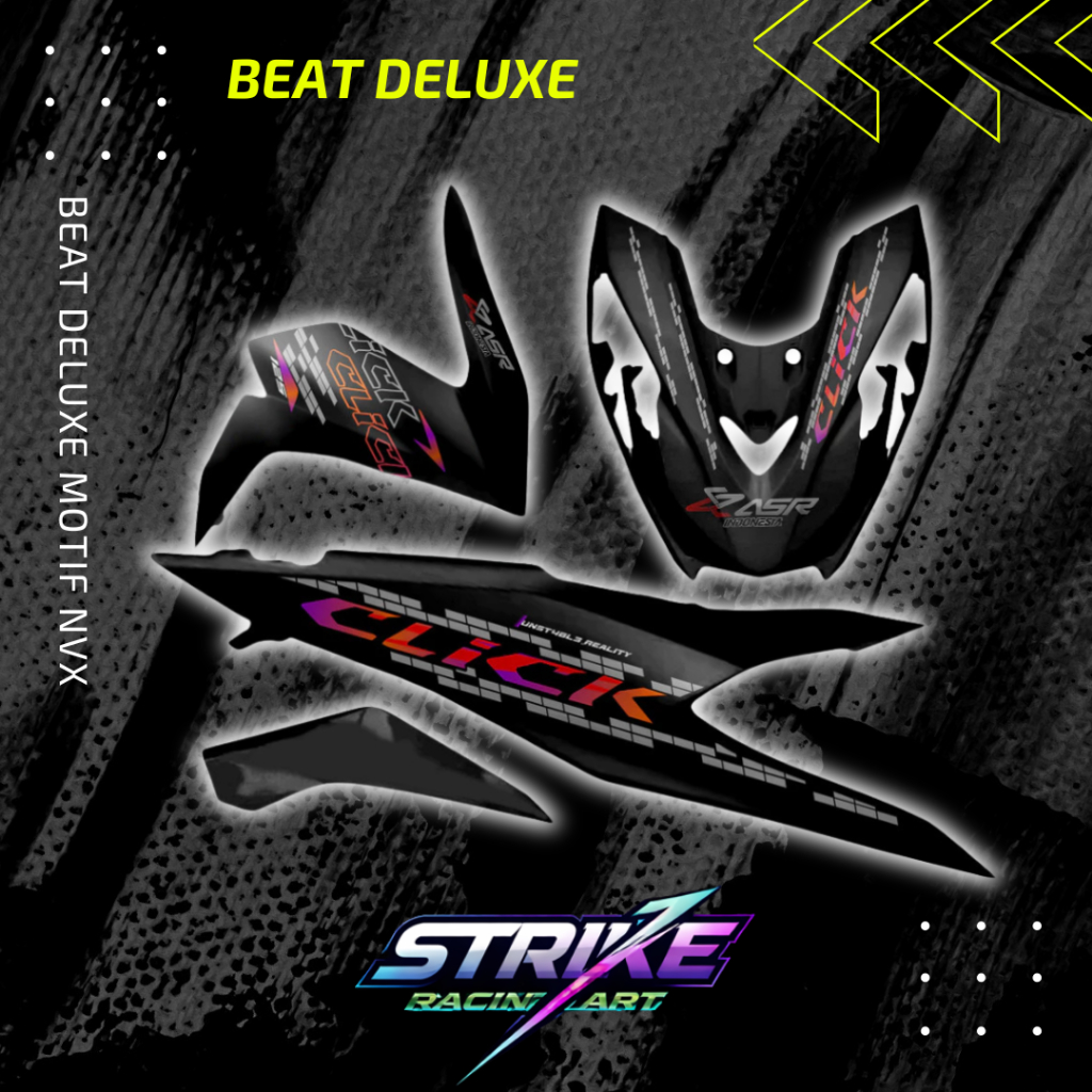 STRIPING TRANSPARAN HONDA BEAT DELUXE NVX