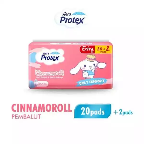 Hers Protex Daily Comfort Cinnamoroll 20+2 Pads